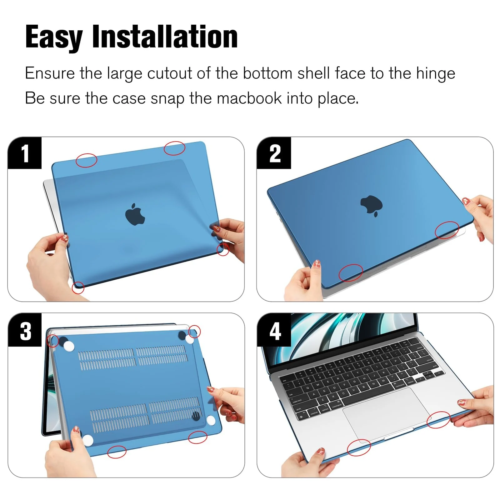 DL3 Mobilak Compatible with MacBook Pro 15 Case 2019 2018 2017 2016 Release A1990 A1707 with Touch Bar and Touch ID, Plastic Hard Case Shell Cover - Blue