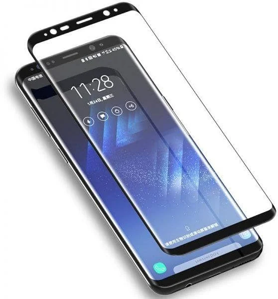 DL3 Mobilak Screen Protector for Samsung Galaxy S9 Plus, Tempered Glass Screen Saver Premium HD Protective, Scratch Resistant, NO-Bubble, 9H Hardness, Full Coverage Film - Clear