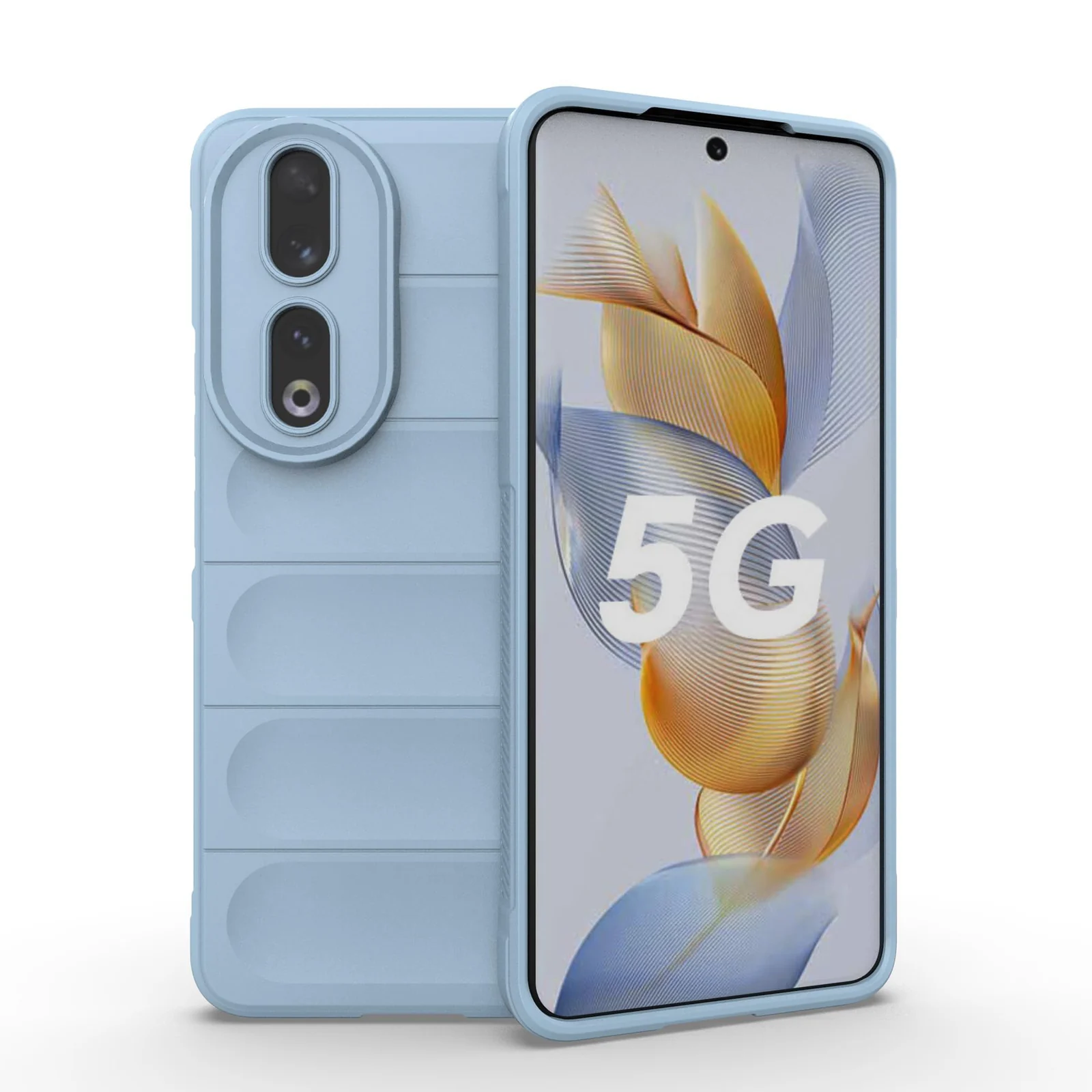 DL3 Mobilak Rugged Protective Case for Honor 90 5G, Camera protection, Shock-absorbing protection, Non-slip grip - Baby Blue