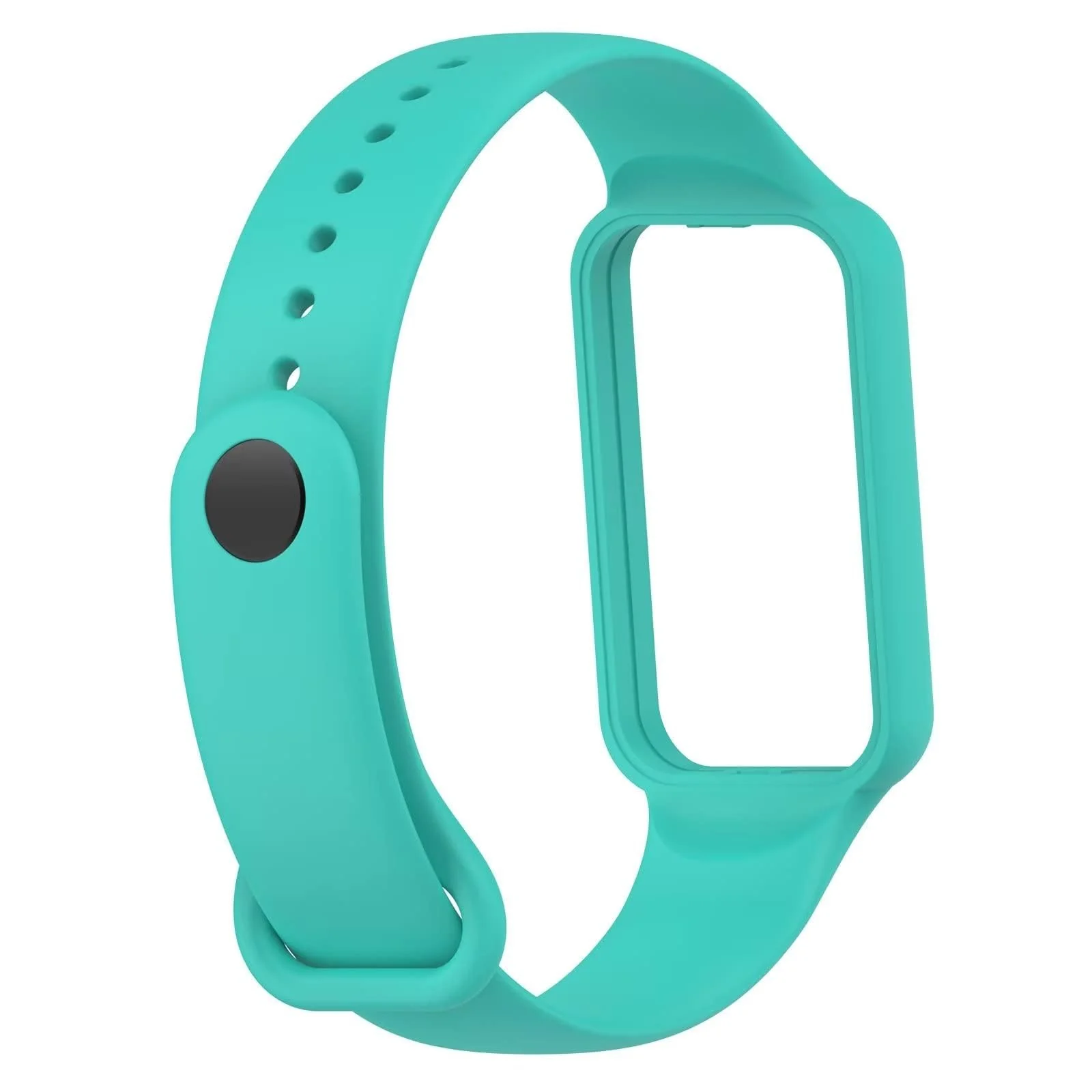DL3 MOBILAK Sport Band Compatible With Amazfit Band 7 Fitness Tracker Replacement Strap Soft Silicone Wristband Bracelet For Amazfit Band7 (Teal)