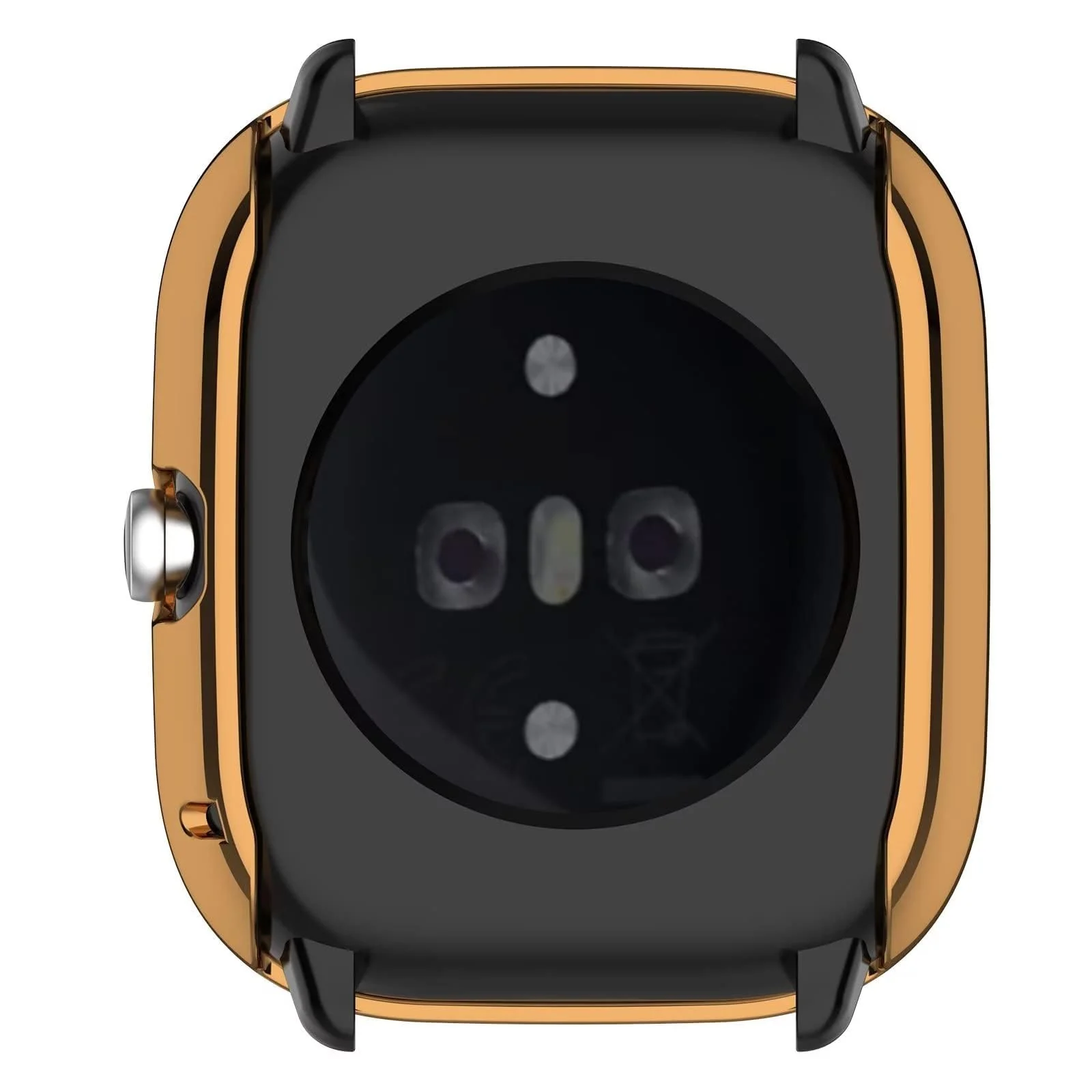 DL3 Mobilak Case Compatible with Amazfit GTS 4 Mini (Not for GTS4) Case All-Around Screen Protector Watch Soft TPU Shockproof Cover Slim Guard Thin Bumper Shell Protector - Rose Gold