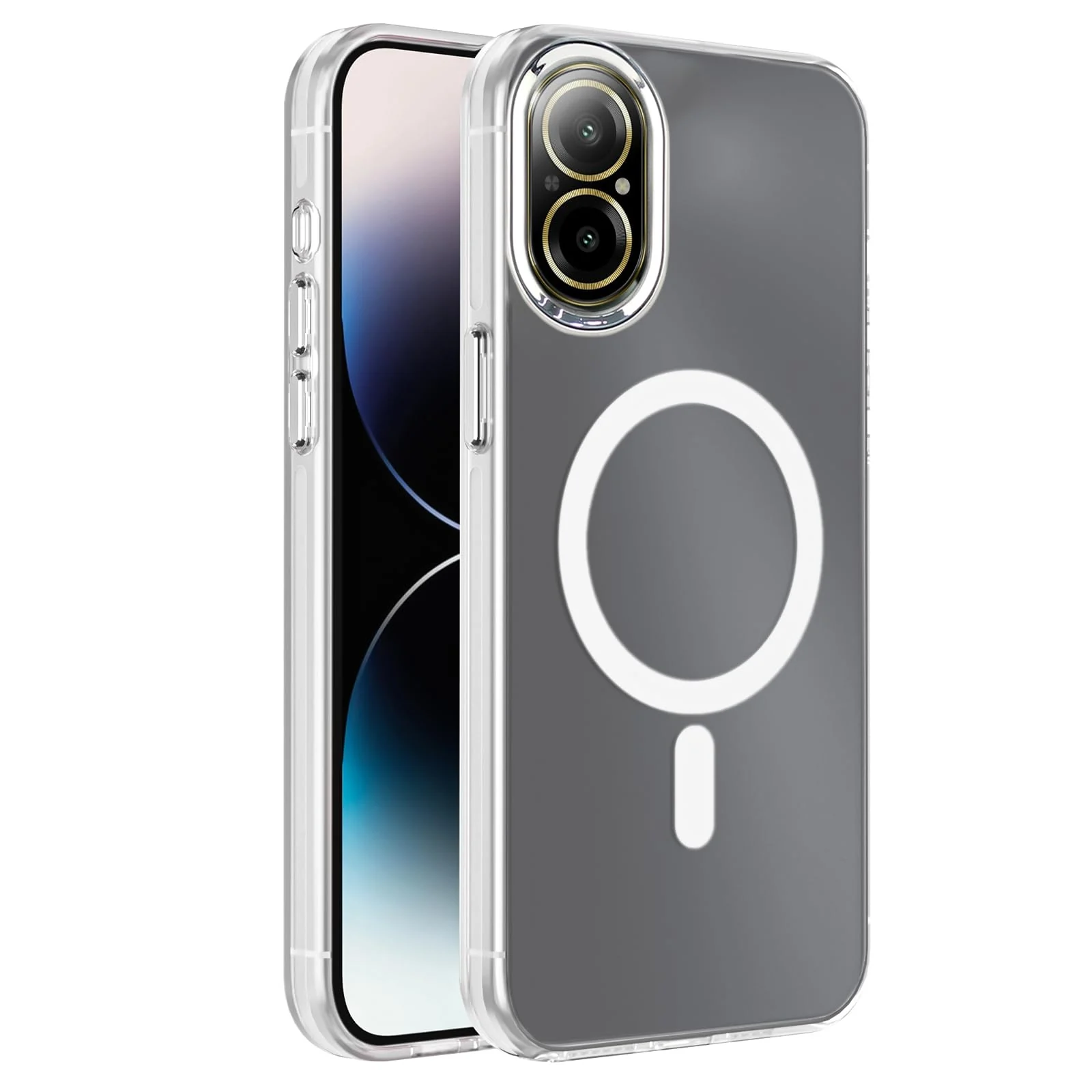 DL3 Mobilak Case For OPPO realme C67 4G Case Crystal [Not Compatible with MagSafe] Soft TPU Gel Case Flexible Silicone Anti-Scratch TPU Cover - Clear