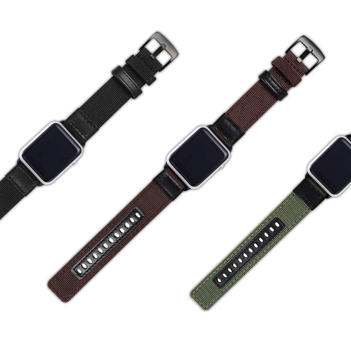 DL3 Mobilak Nylon Solo Loop Stretchy Straps For Apple Watch Band 49mm 45mm 44mm 42mm 41mm 40mm 38mm, Elastic Wristbands for iwatch Series 8 Ultra 7 6 5 4 3 2 1 Se (A. , 42MM/44MM/45MM/49MM) - A.Brown