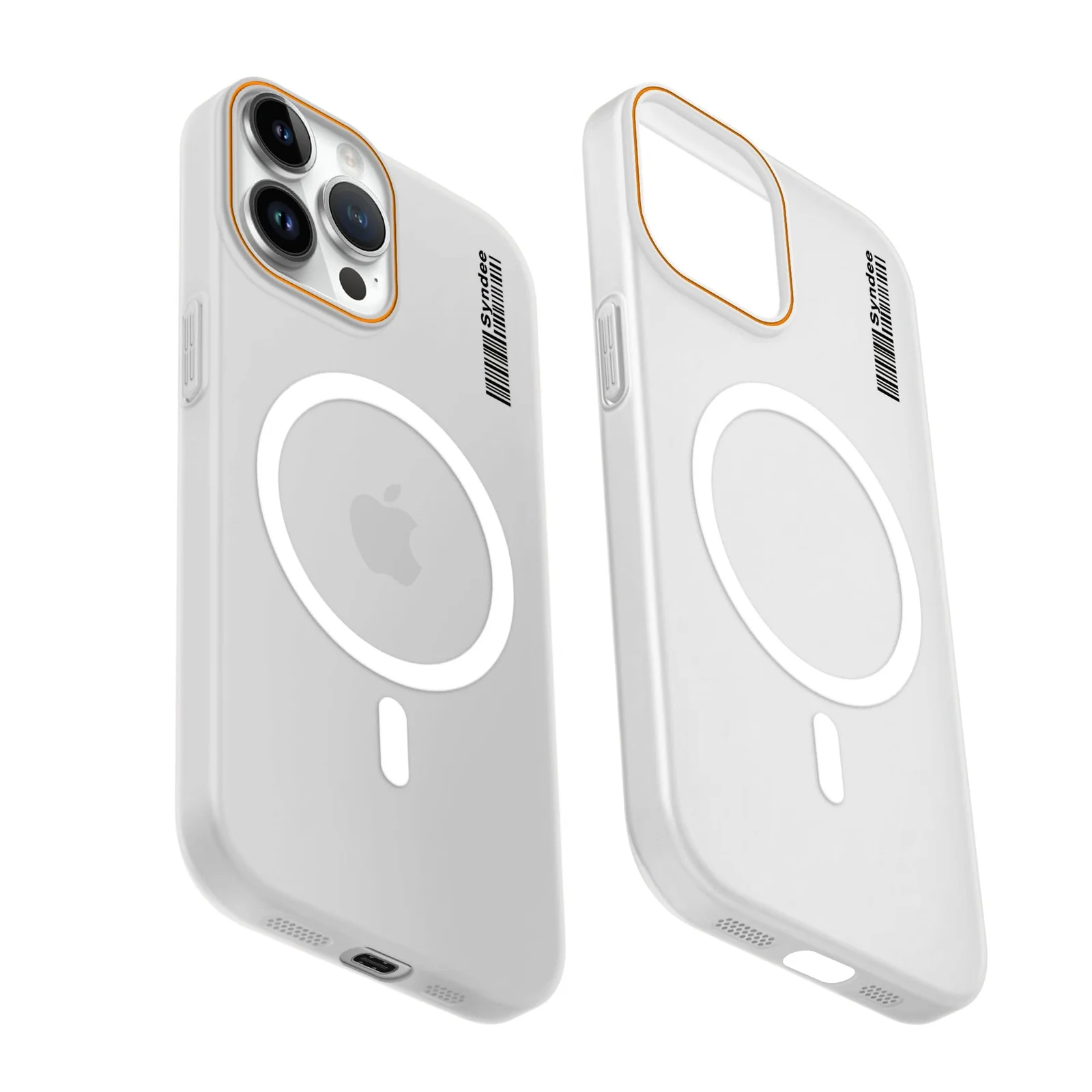 DL3 Mobilak Case Back Cover for iPhone 11 Pro Max 6.5-Inch, Sleek Frosted Translucent Back Only Compatible with Wireless Magnetic Accessories | Anti-Scratch Shockproof Phone Case - Clear