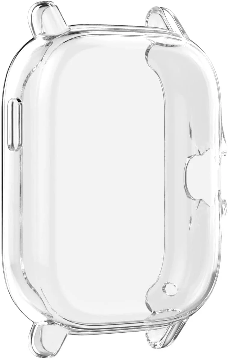 DL3 Mobilak Case Compatible with Amazfit GTS 2 / GTS 2e Case All-Around Screen Protector Watch Soft TPU Shockproof Cover Slim Guard Thin Bumper Shell Protector - Clear