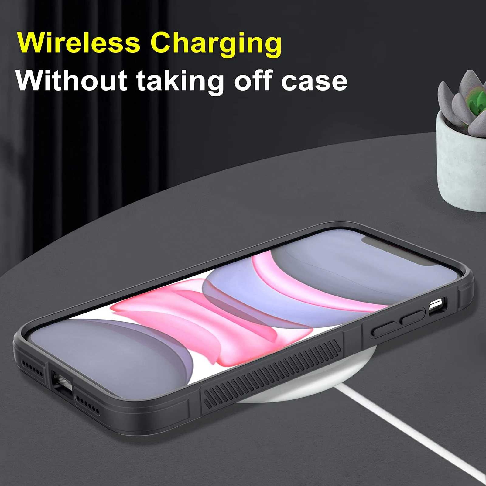 DL3 Mobilak Rugged Protective Case for OPPO Reno 11F / Reno11 F 5G, Camera protection, Shock-absorbing protection, Non-slip grip - Dark Gray