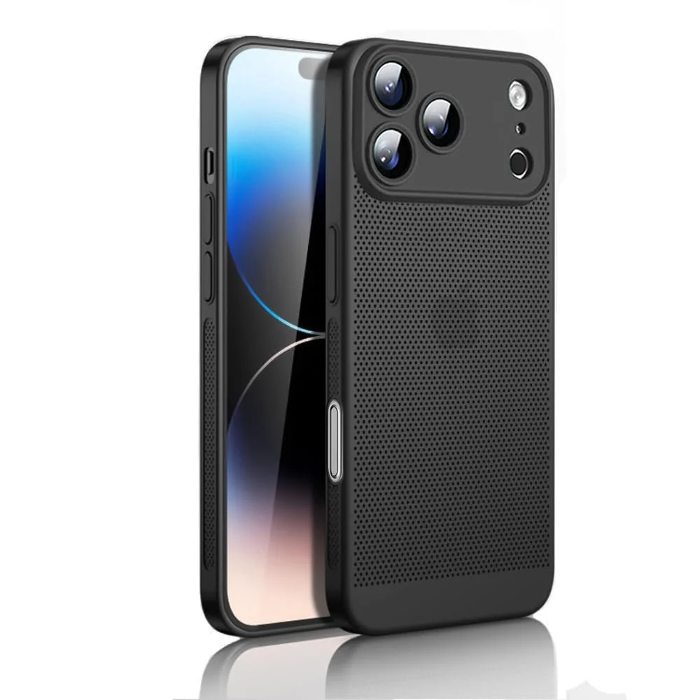 iPhone 17 Pro 6.3-Inch Heat Dissipation Case with Built-in Camera Lens Protector — DL3 Mobilak Protective Phone Case for iPhone 17 Pro 6.3-Inch, Supports wireless charging, Camera protection, Shock-absorbing protection