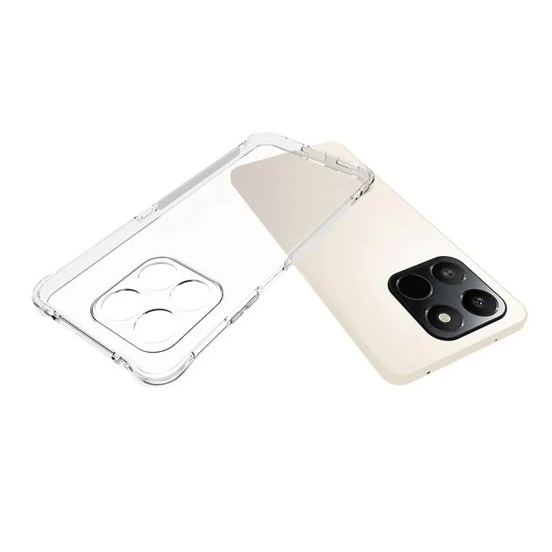 DL3 Mobilak Clear TPU Protective Case for Honor X7D with Camera Protection and Shockproof Design - Clear
