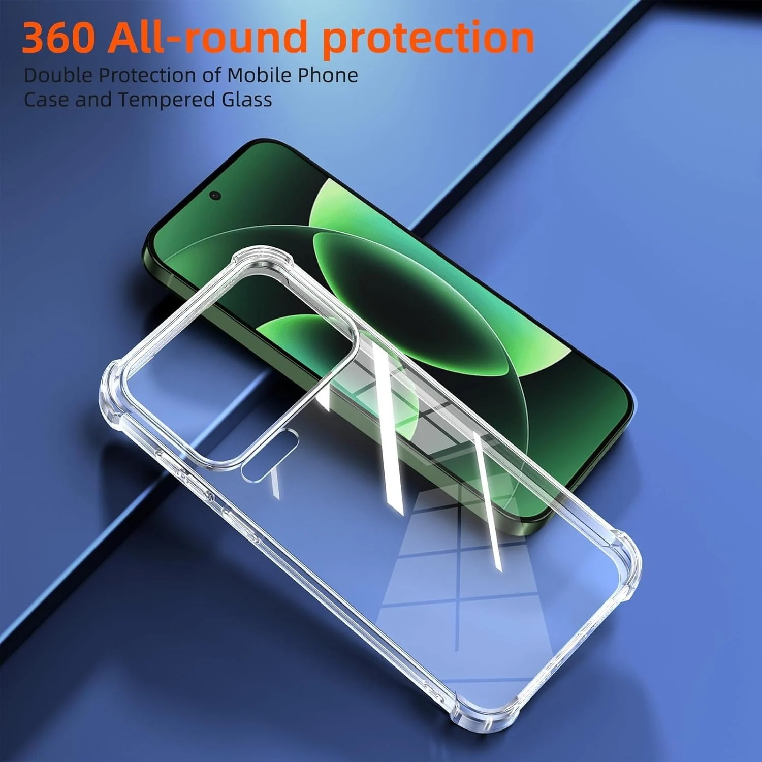 DL3 Mobilak Clear TPU Protective Case for Xiaomi 17 Pro with Camera Protection and Shockproof Design - Clear