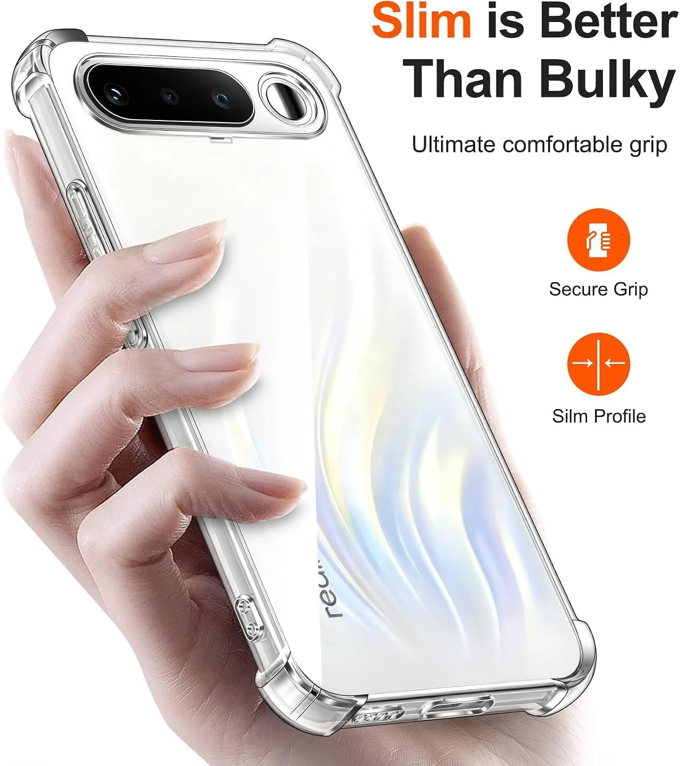 DL3 MOBILAK Clear Soft TPU Phone Case for Realme 16 5G - Clear
