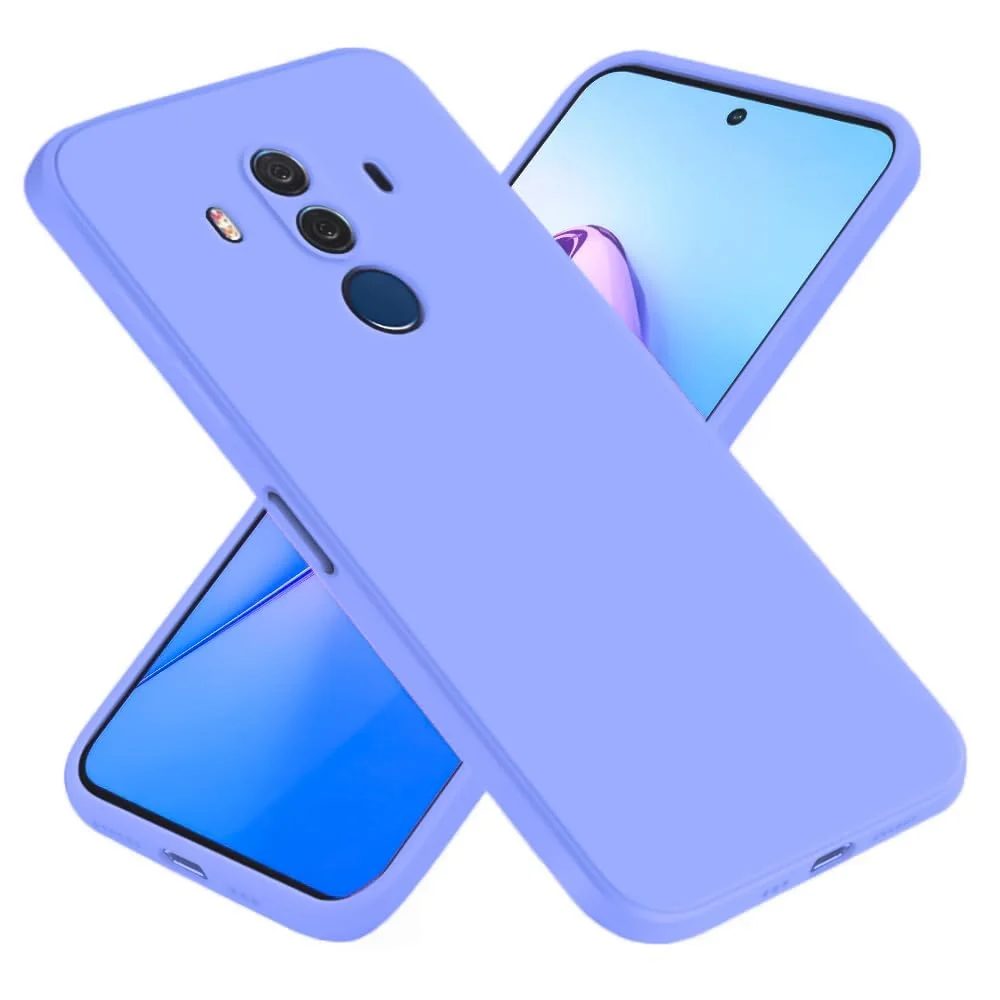 Dl3 Mobilak Huawei Mate 10 Pro Case,Soft Flexible Silicone Gel Rubber Bumper Cover,Full Body Shockproof Protective Phone Case (Cashmere)