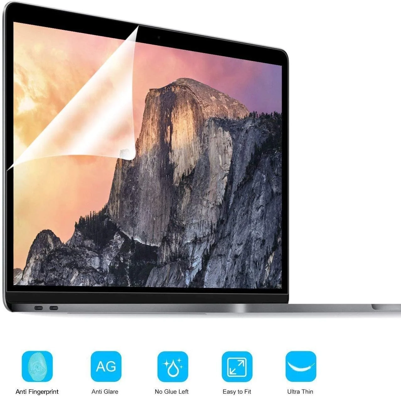 DL3 Mobilak Compatible with MacBook Pro 15 Inch Screen Protector, Eye Protection Anti Glare Film/Anti Scratch Matte Laptop Screen Protector for MacBook Pro 15''(2016-2019) - Clear