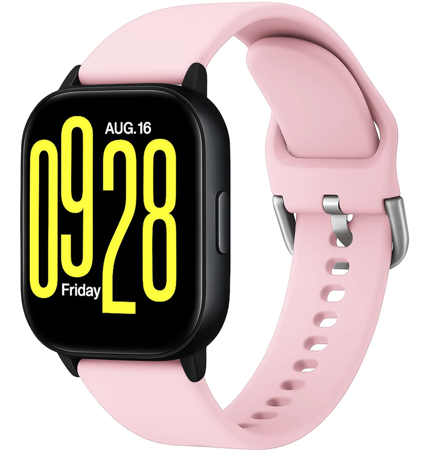 DL3 Mobilak Straps Compatible with Xiaomi Redmi Watch 5 Active/Redmi Watch 5 Lite Bracelet, 22mm Soft Silicone Replacement Band Sports Strap Wristbands [Wear-resistant] [breathable] - Ice Pink