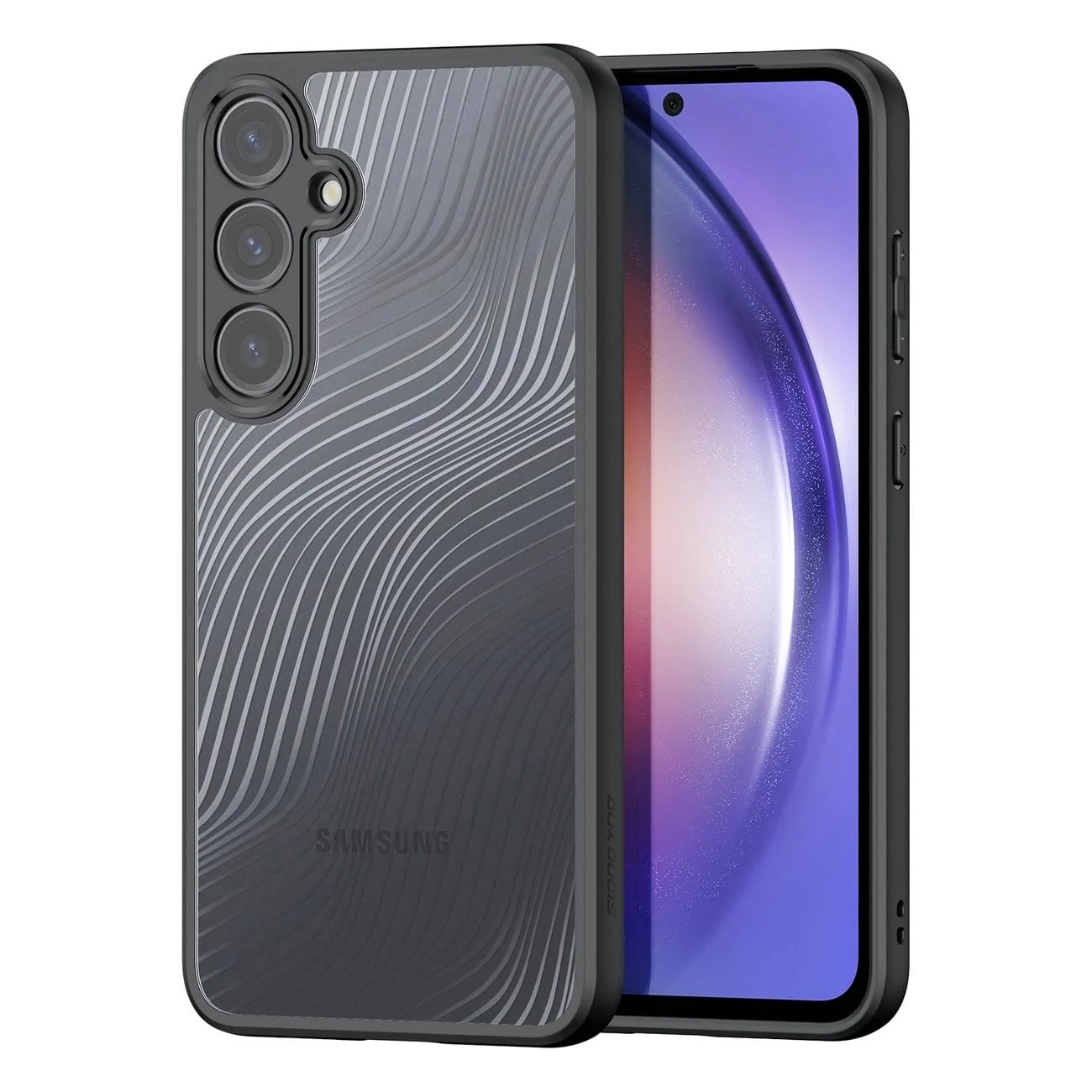 DL3 Mobilak Compatible with Samsung Galaxy A15 Case Waterproof, Full-Body Heavy Duty Shockproof Phone Case, Translucent Matte Cover, Built-in Camera Lens Protective - Black