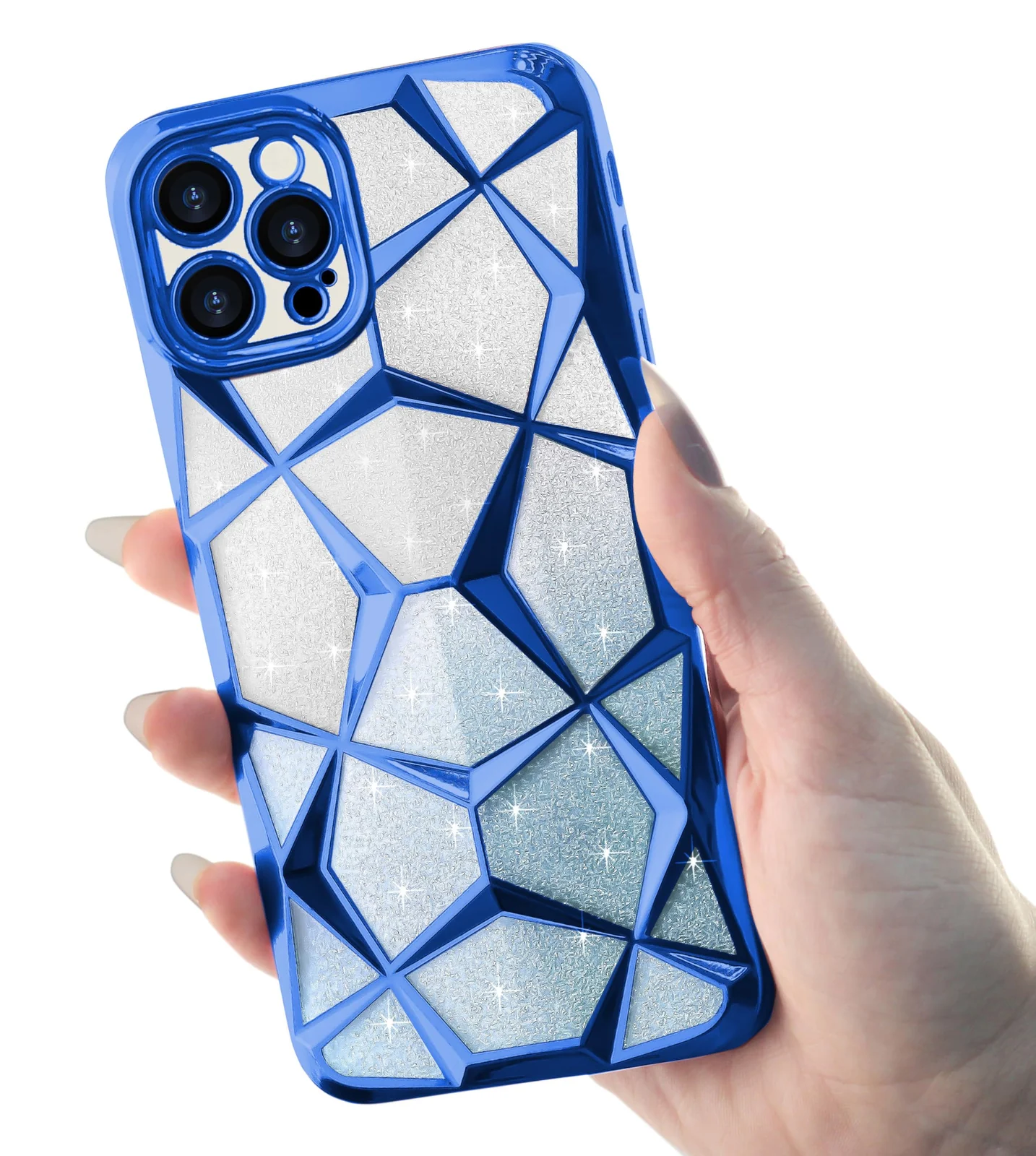 DL3 Mobilak Glitter Protective Case with Camera Protection for iPhone 12 Pro