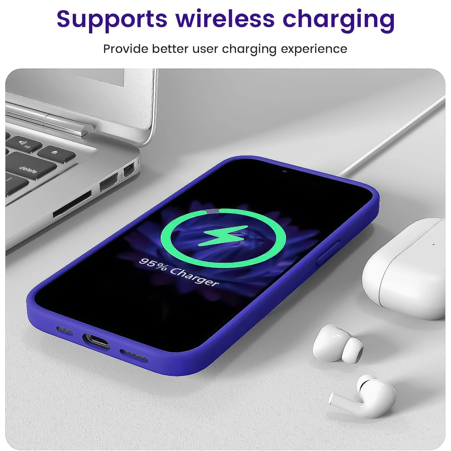 "DL3 Mobilak Liquid Silicone Protective Case for 𝐢𝐏𝐡𝐨𝐧𝐞 𝟏𝟓 𝐏𝐥𝐮𝐬, 𝐢𝐏𝐡𝐨𝐧𝐞 𝟏𝟒 𝐏𝐥𝐮𝐬 "" with Camera Protection and Microfiber Lining - A Pepsi"