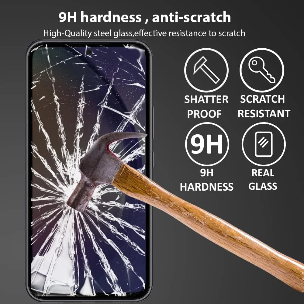 DL3 Mobilak Privacy Full Glass Screen Protector For Samsung Galaxy A54 - Black