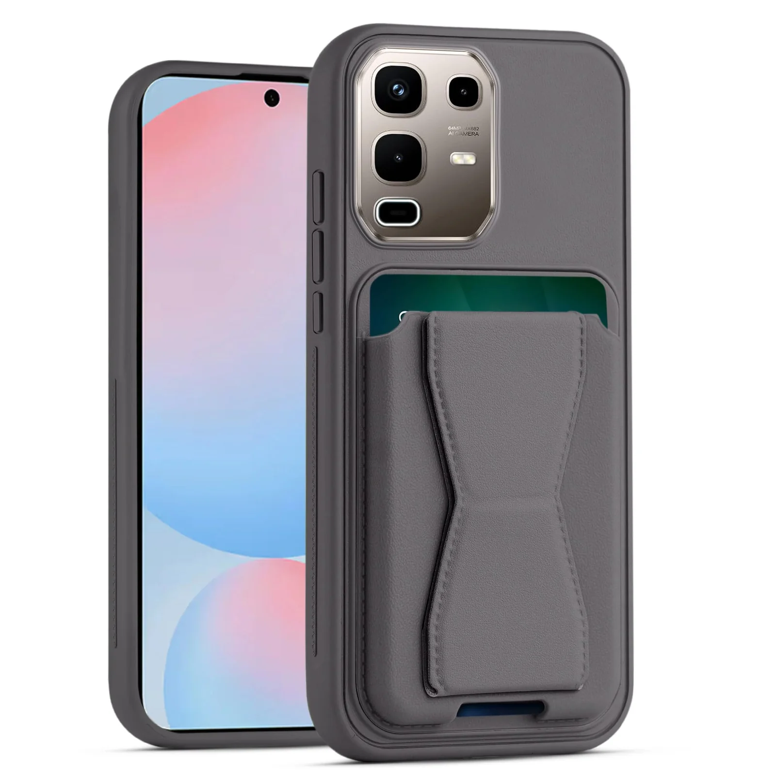 DL3 Mobilak Leather Wallet Case for Infinix Note 50S, Camera protection, Shock-absorbing protection, Built-in kickstand