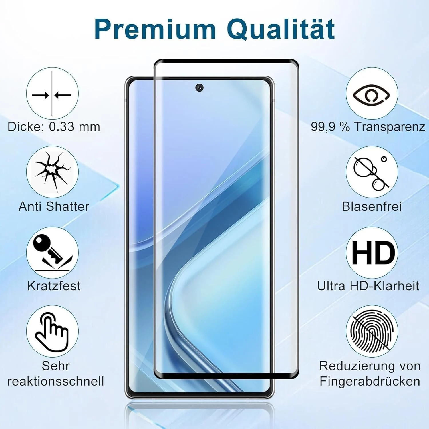 DL3 Mobilak Screen Protector for Samsung Note 20, Tempered Glass Screen Saver Premium HD Protective, Scratch Resistant, NO-Bubble, 9H Hardness, Full Coverage Film For Samsung Note 20 - Clear