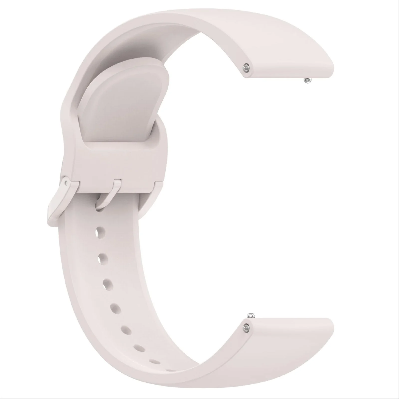 DL3 Mobilak Straps Compatible with Xiaomi Redmi Watch 5 Active/Redmi Watch 5 Lite Bracelet, 22mm Soft Silicone Replacement Band Sports Strap Wristbands [Wear-resistant] [breathable] - Ivory White