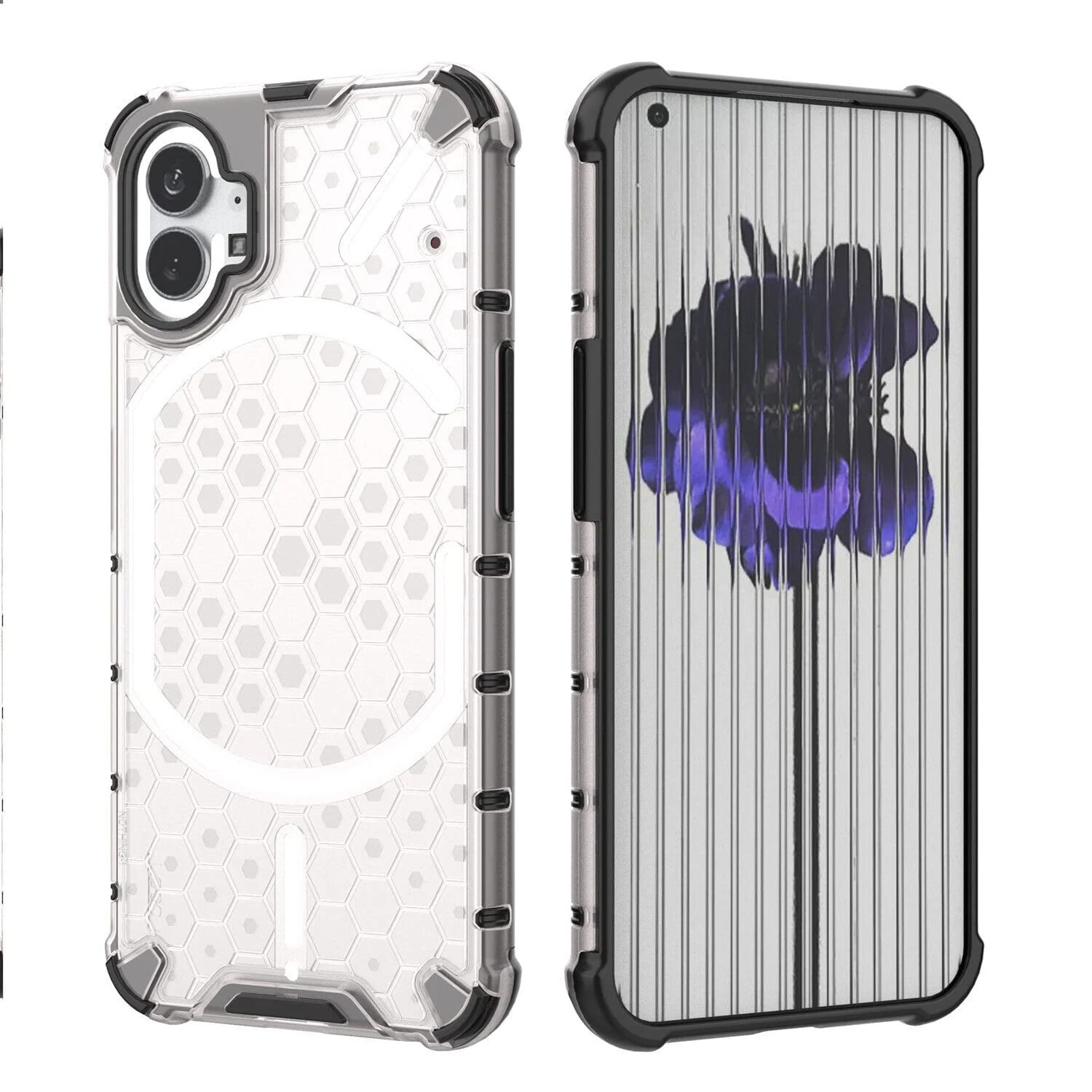 DL3 Mobilak Clear PC and TPU Protective Case for Nothing Phone (1) with Shockproof Design - Clear