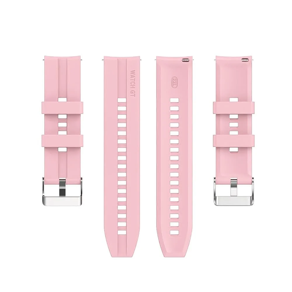 DL3 Mobilak Silicone Band 20MM For Samsung Gear Sport/Watch 6/5/4 40mm 44mm/Watch 6 Classic 43mm 47mm/ 5 Pro 45mm/S2 classic/Active 2 40mm 44mm/Amazfit GTS/2/2e/GTS3/3 Pro/GTS4/2 Mini/3 Mini/4Mini - A.Pink