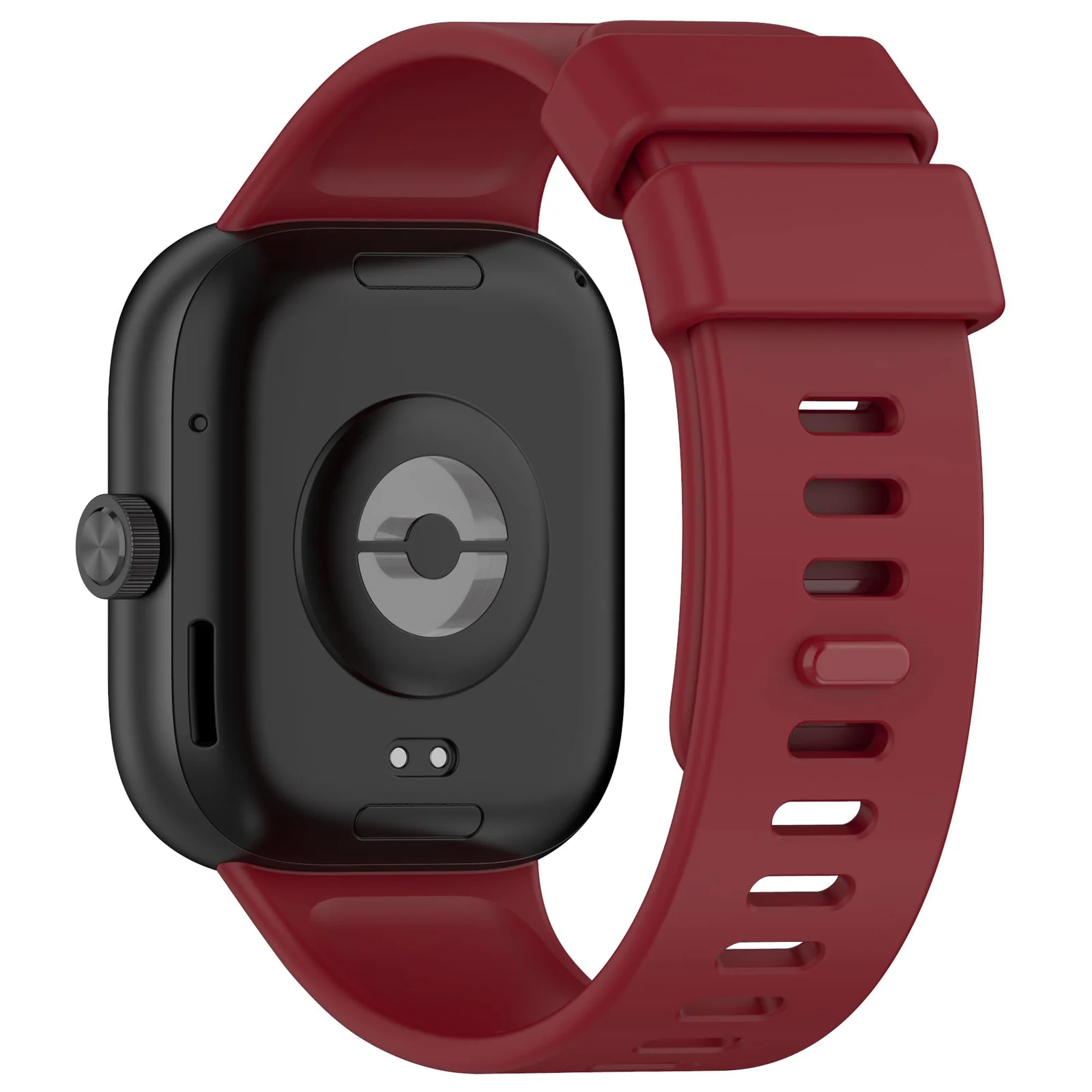 DL3 Mobilak Bracelet Compatible with Xiaomi Redmi Watch 6/5/4 / Xiaomi Smart Band 10 Pro/9 Pro/8 Pro, Soft TPU Replacement Strap Sports, Strap for Men and Women - Wine Red