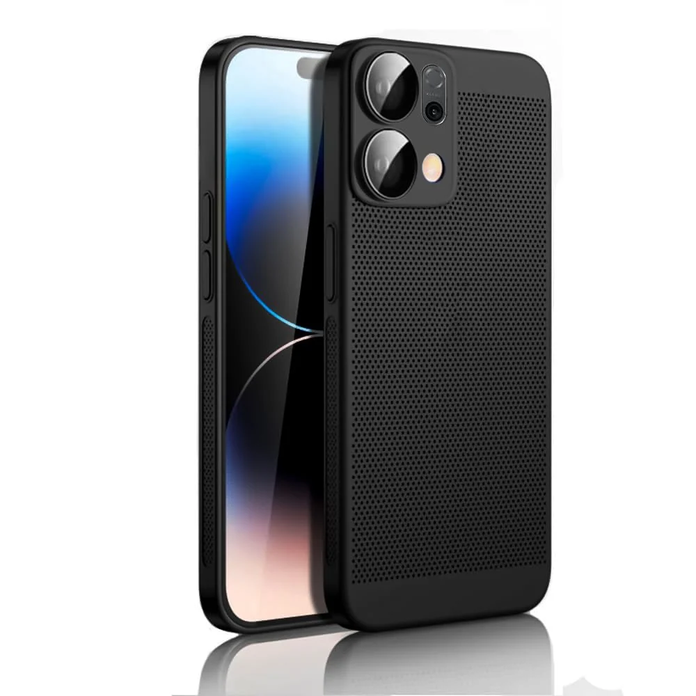 OPPO Reno 14 Pro Heat Dissipation Case with Built-in Camera Lens Protector — DL3 Mobilak Protective Phone Case for OPPO Reno 14 Pro, Supports wireless charging, Camera protection, Shock-absorbing protection
