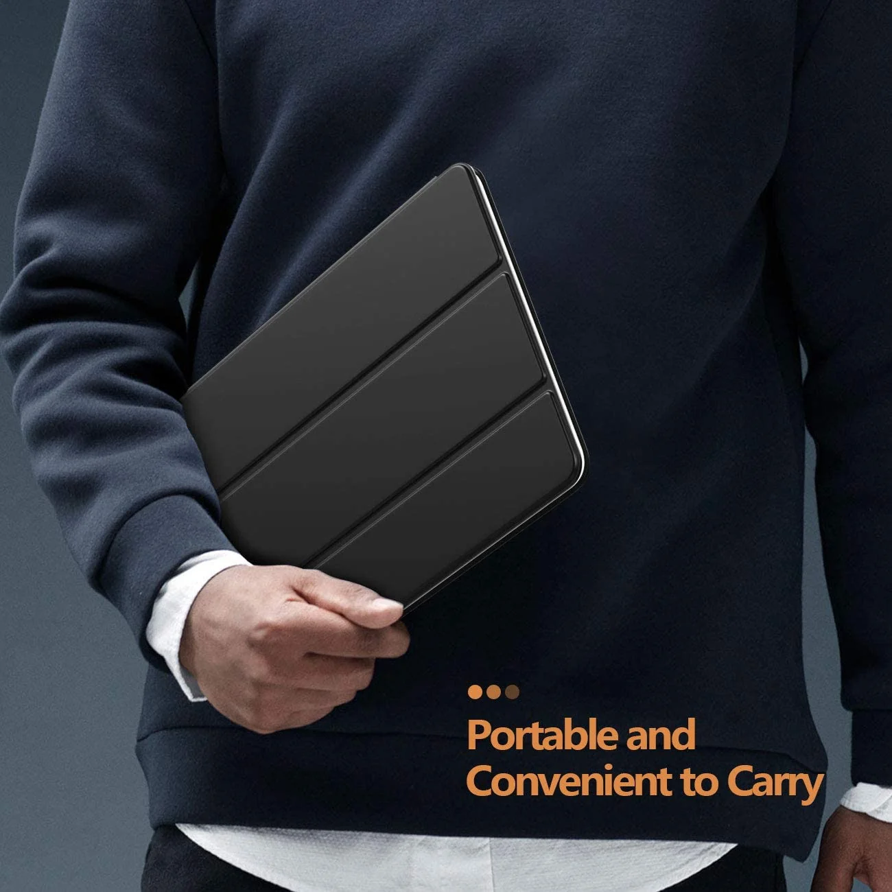 DL3 Mobilak Case Magnetic Case for iPad Pro 11 Inch case (2022/2021/2020 Model, 4th/3rd/2nd Generation), Slim Smart Magnetic Back, Auto Wake/Sleep for iPad Air 2022/2020 Case (iPad Air 5/4) - Black