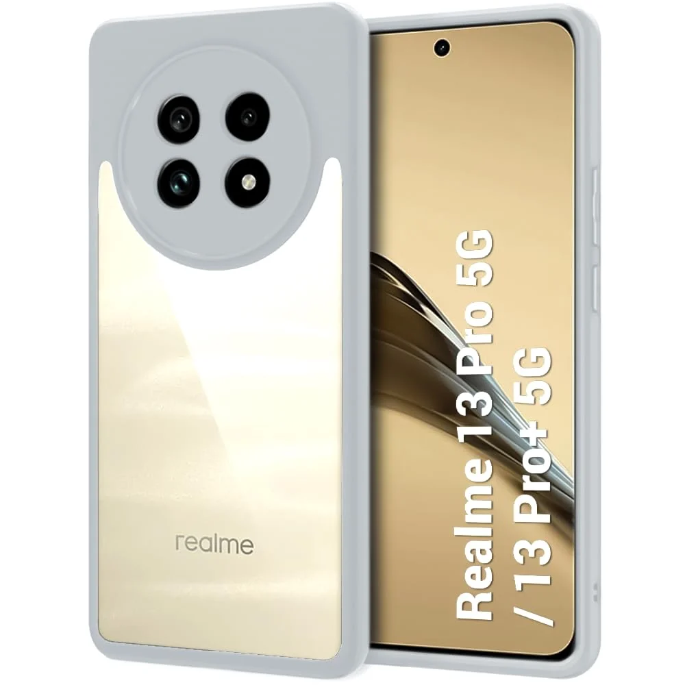 DL3 Mobilak Clear Protective Case for realme 13 Pro / realme 13 Pro Plus 5G - Gray
