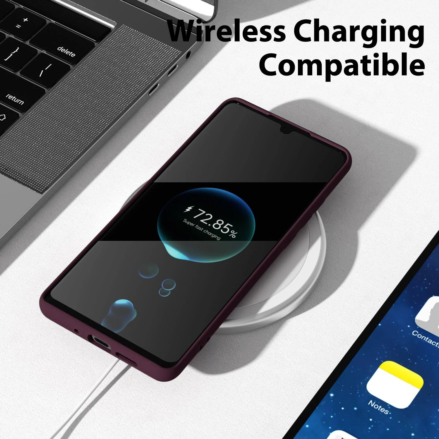 DL3 Mobilak Soft Silicone Gel Bumper Case for Huawei P30 Pro - Wine Red