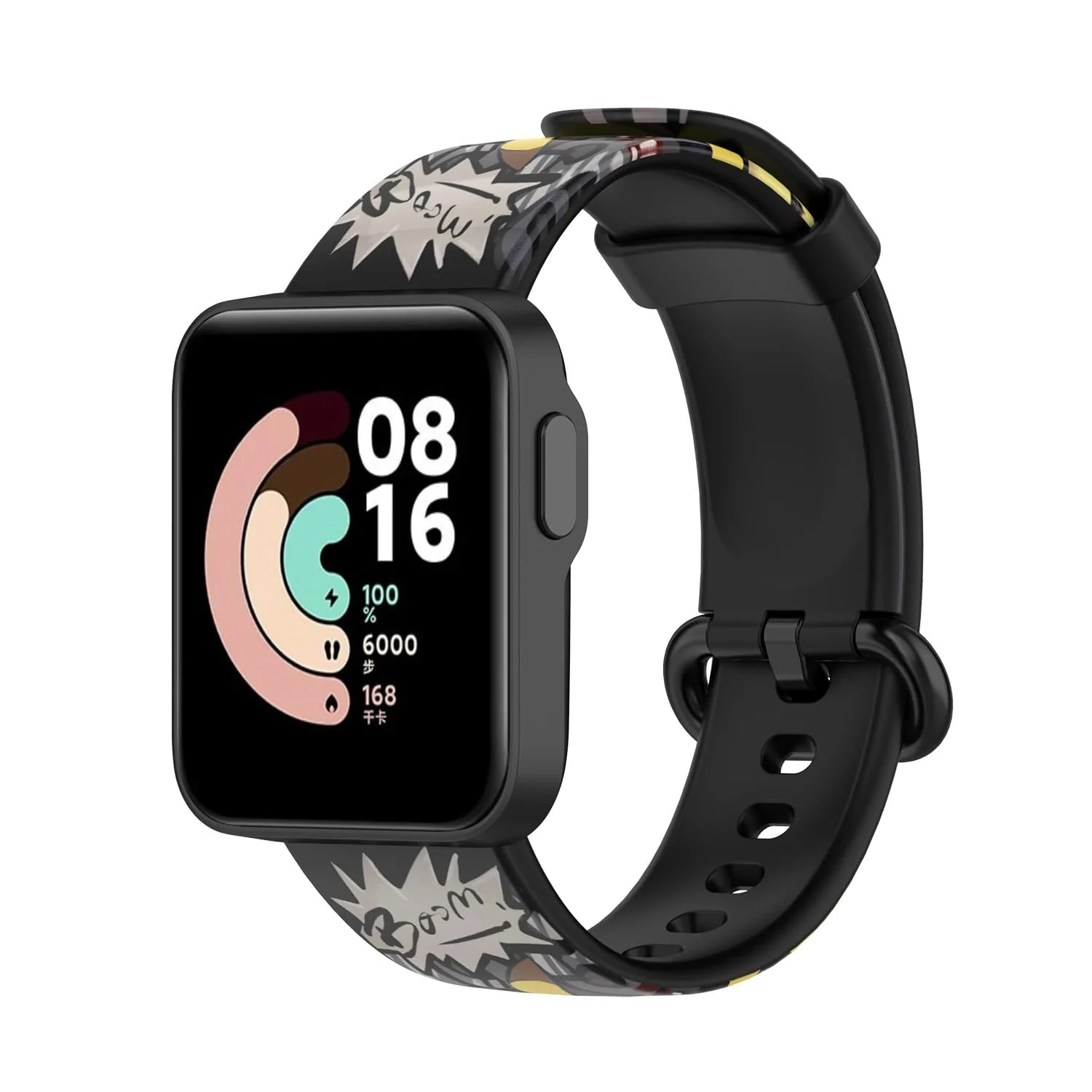 DL3 Mobilak Smart Watch Strap for Xiaomi Mi Watch Lite, Sport Silicone Watch Band Wrist Strap, Replacement Bracelet Wristband Wrist Strap for Xiaomi Mi Watch Lite/Redmi Watch Accessories - Black