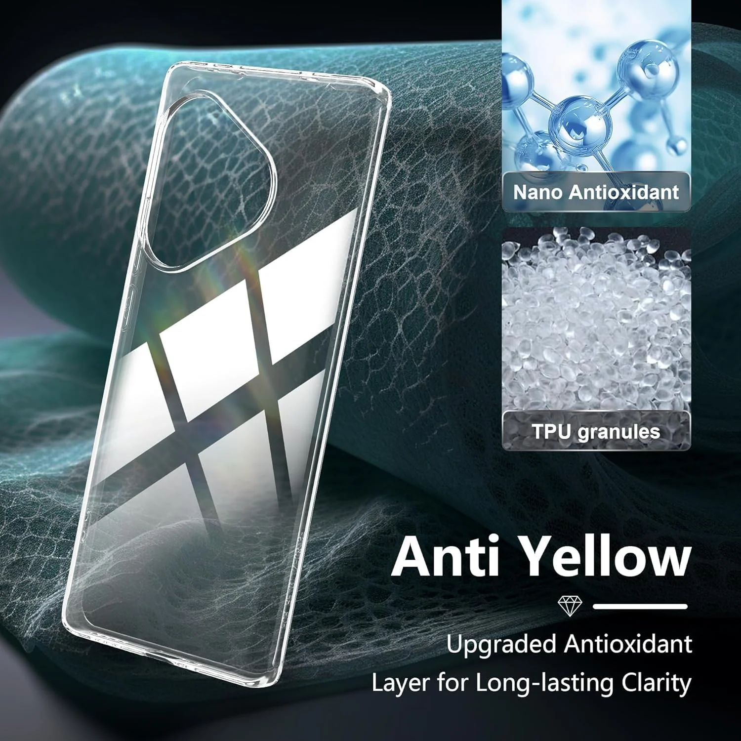DL3 Mobilak Case Compatible with realme GT6/GT Neo6/GT Neo 6 SE/GT 6T Case Crystal Soft TPU Gel Case Flexible Silicone Anti-Scratch Camera Protection TPU Cover - Clear