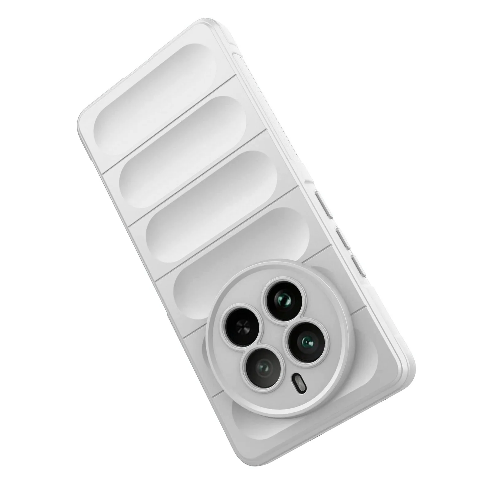 DL3 Mobilak Rugged Protective Case for realme 12 Pro / realme 12 Pro Plus, Camera protection, Shock-absorbing protection, Non-slip grip - White