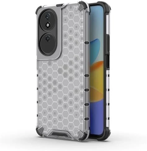 DL3 Mobilak Clear PC and TPU Protective Case for Honor X7B with Shockproof Design - Clear