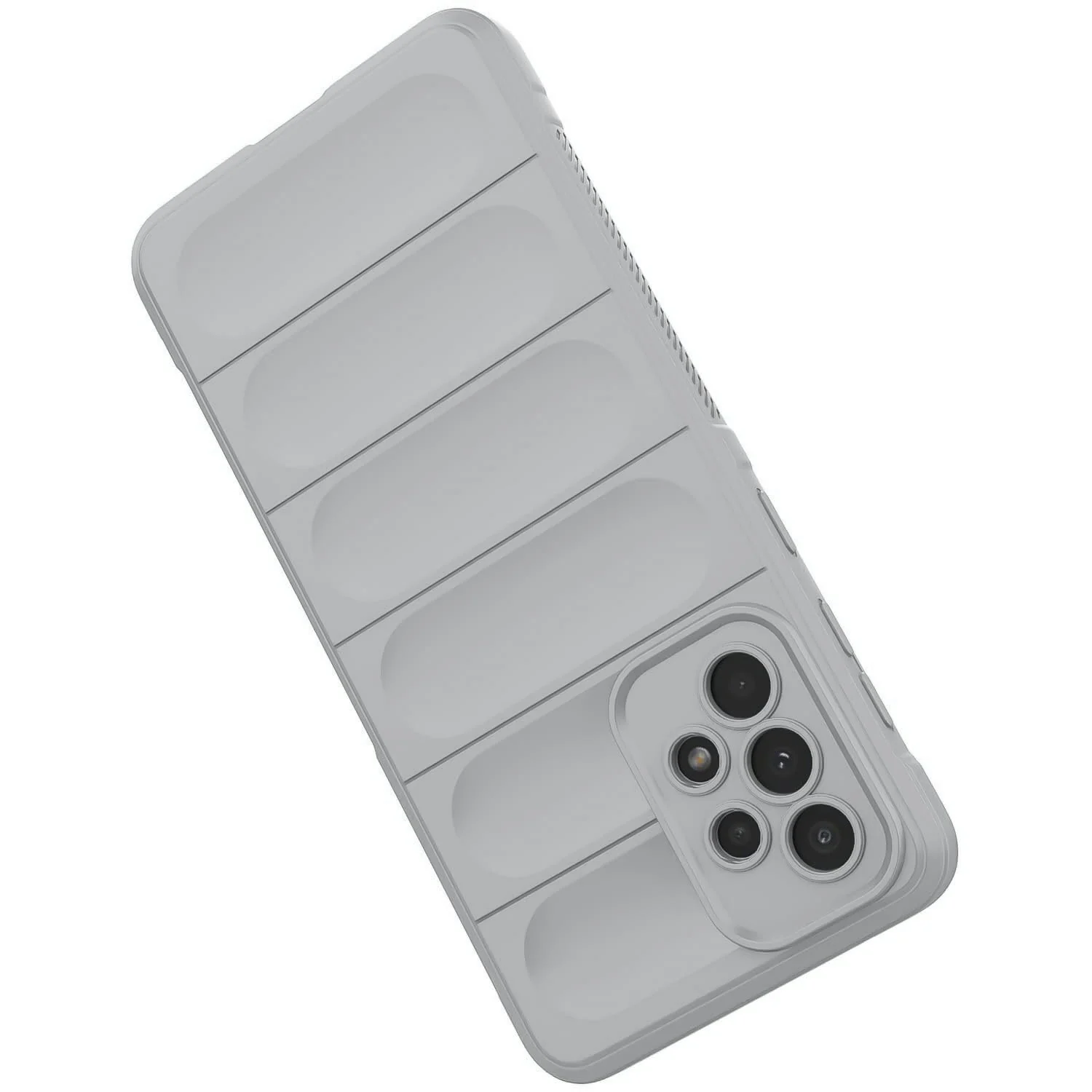 DL3 Mobilak Flexible Silicone and TPU Protective Case with Camera Protection for Samsung Galaxy A33 5G - Gray