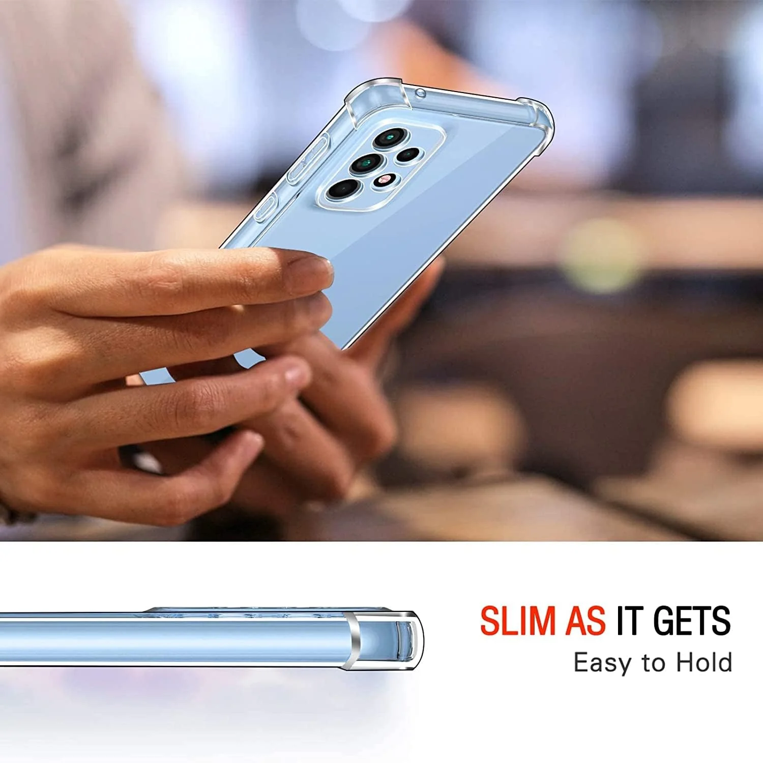 DL3 Mobilak Clear TPU Case for Samsung Galaxy A33 5G, Camera protection, Shock-absorbing protection, Scratch-resistant surface - Clear