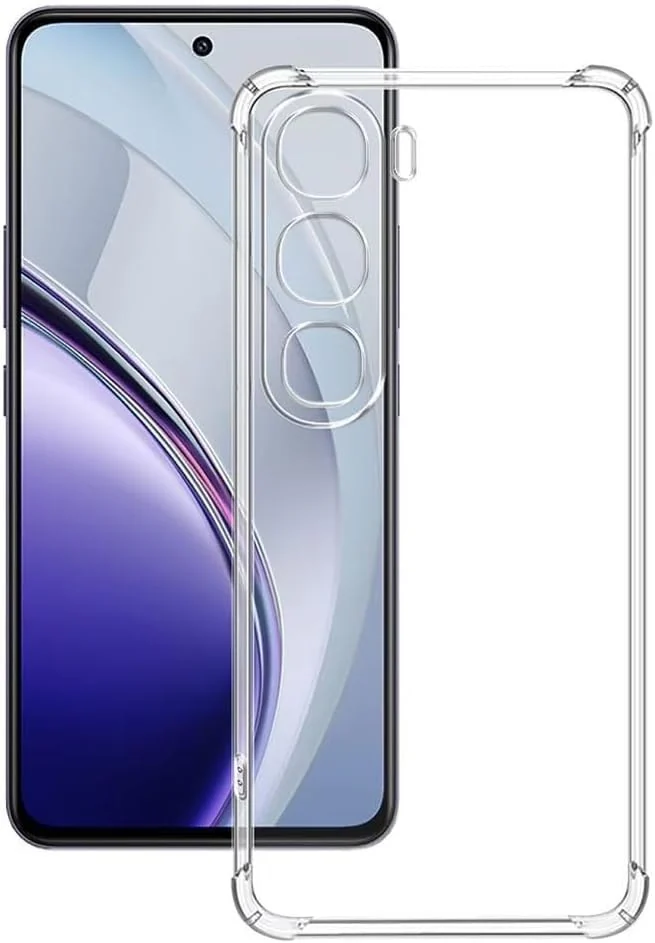 DL3 Mobilak Case Compatible with vivo v40 lite 4G, Cover Silicone Transparent TPU Gorilla Anti-shock Protector Camera Shockproof Corners - Clear