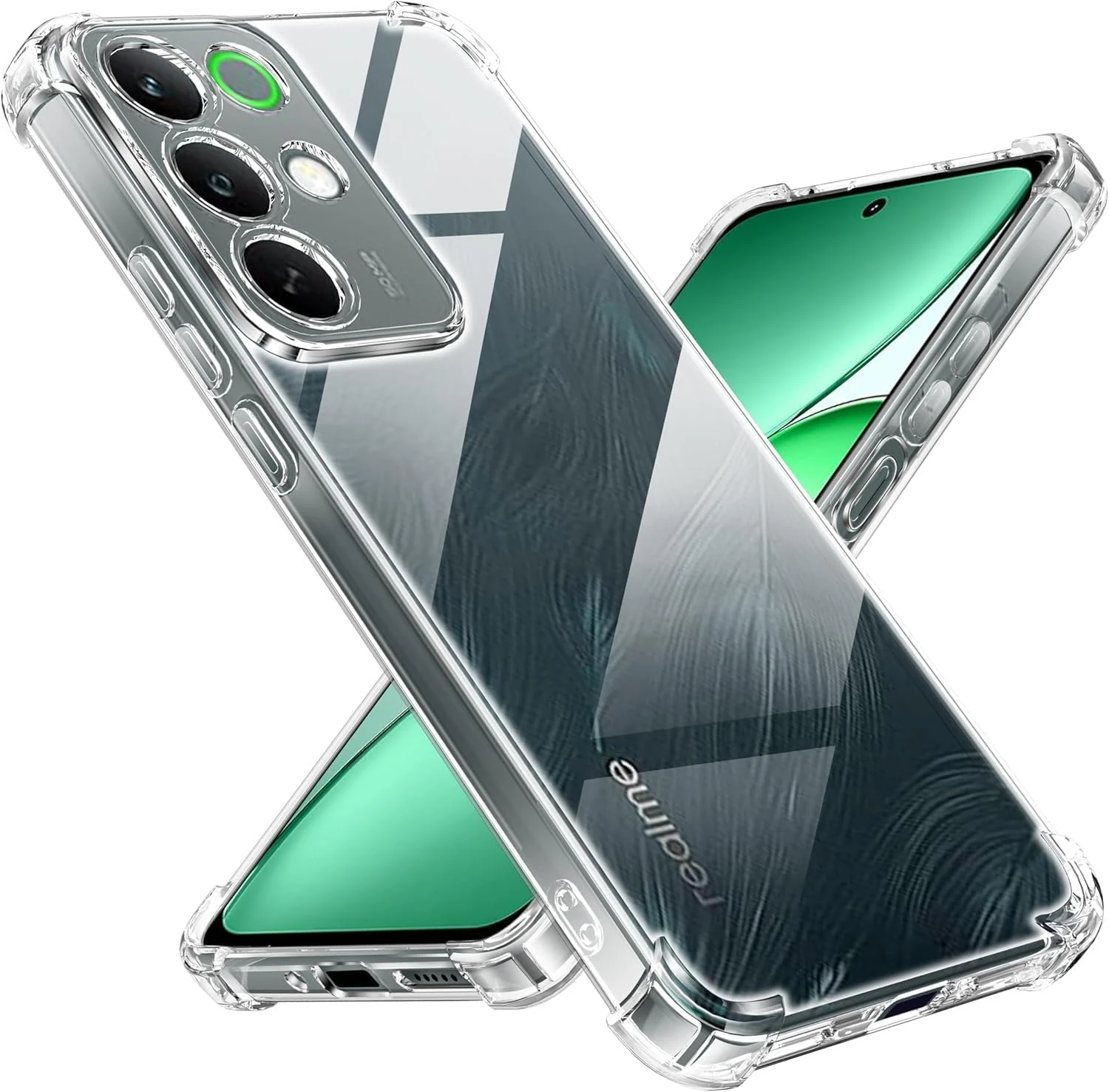 DL3 Mobilak Clear TPU Protective Case for realme C85 Pro with Camera Protection and Shockproof Design - Clear