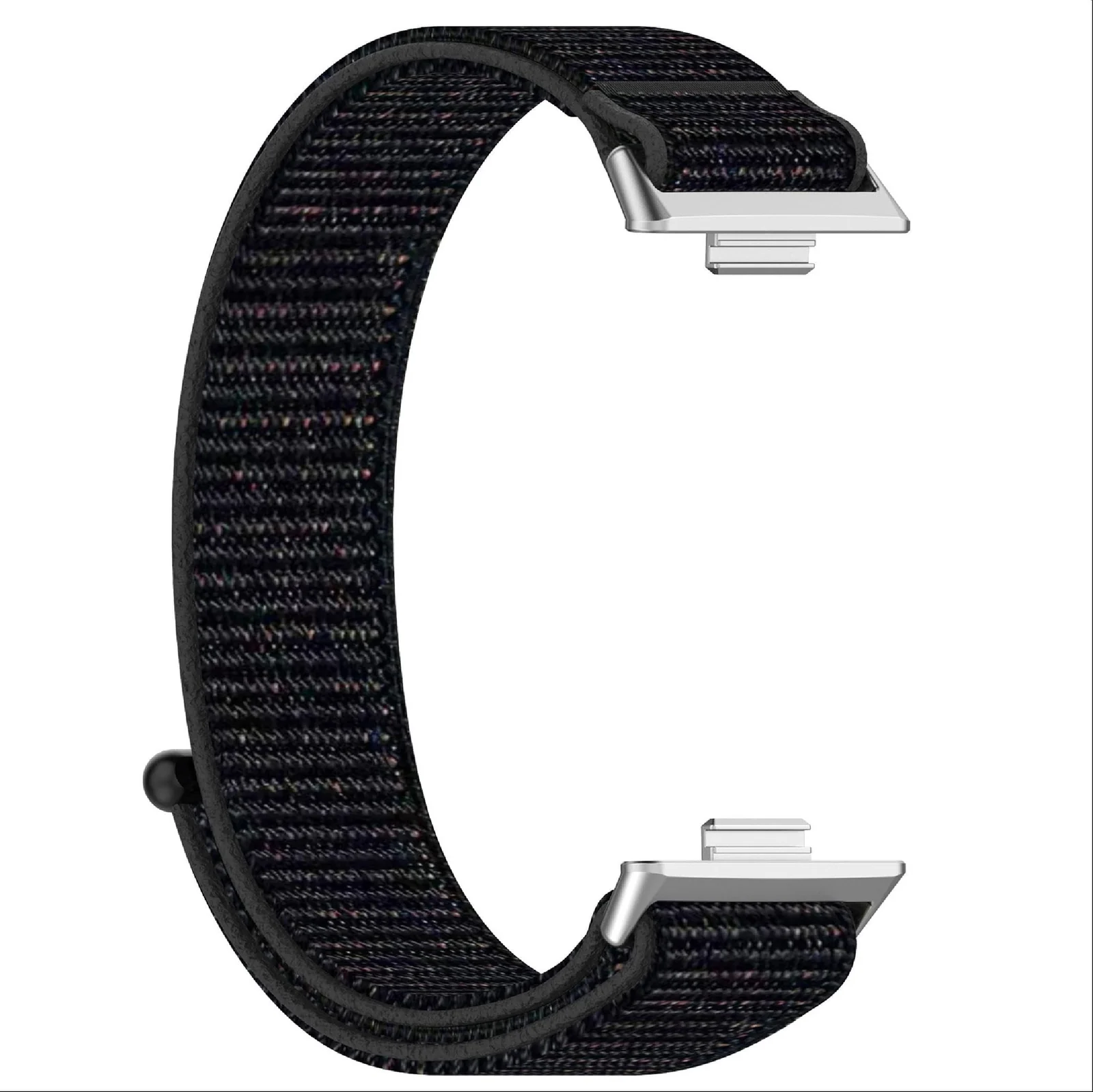 DL3 MOBILAK Elastic Nylon Watch Strap for Huawei Watch Fit 3 / Fit 4 / Fit 4 Pro / Fit 5 / Fit 5 Pro, Black Unity