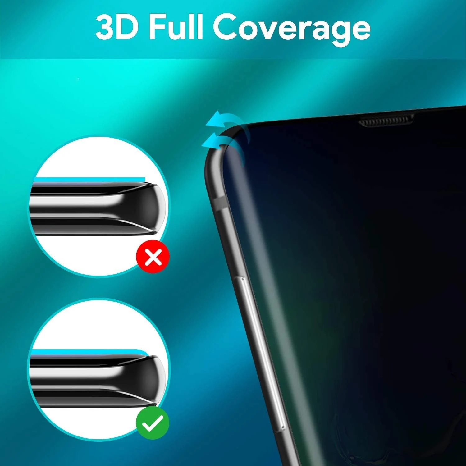 DL3 Mobilak Samsung Galaxy S10 Plus Privacy Screen Protector, Anti-Spy 9H Hardness Tempered Glass Film [Case Friendly] [Bubble Free] - Black