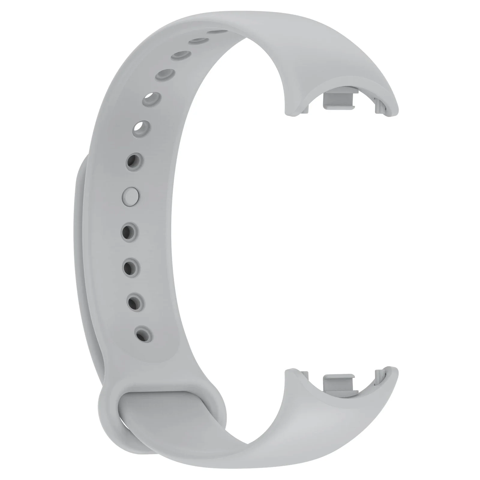 DL3 Mobilak Band Compatible with Xiaomi Mi Band 10/9/8 Replacement Strap, Silicone Skin-Friendly Wrist Strap Adjustable Sports Wristbands for Women Men Xiaomi Smart Band 8/9/10 - Grey