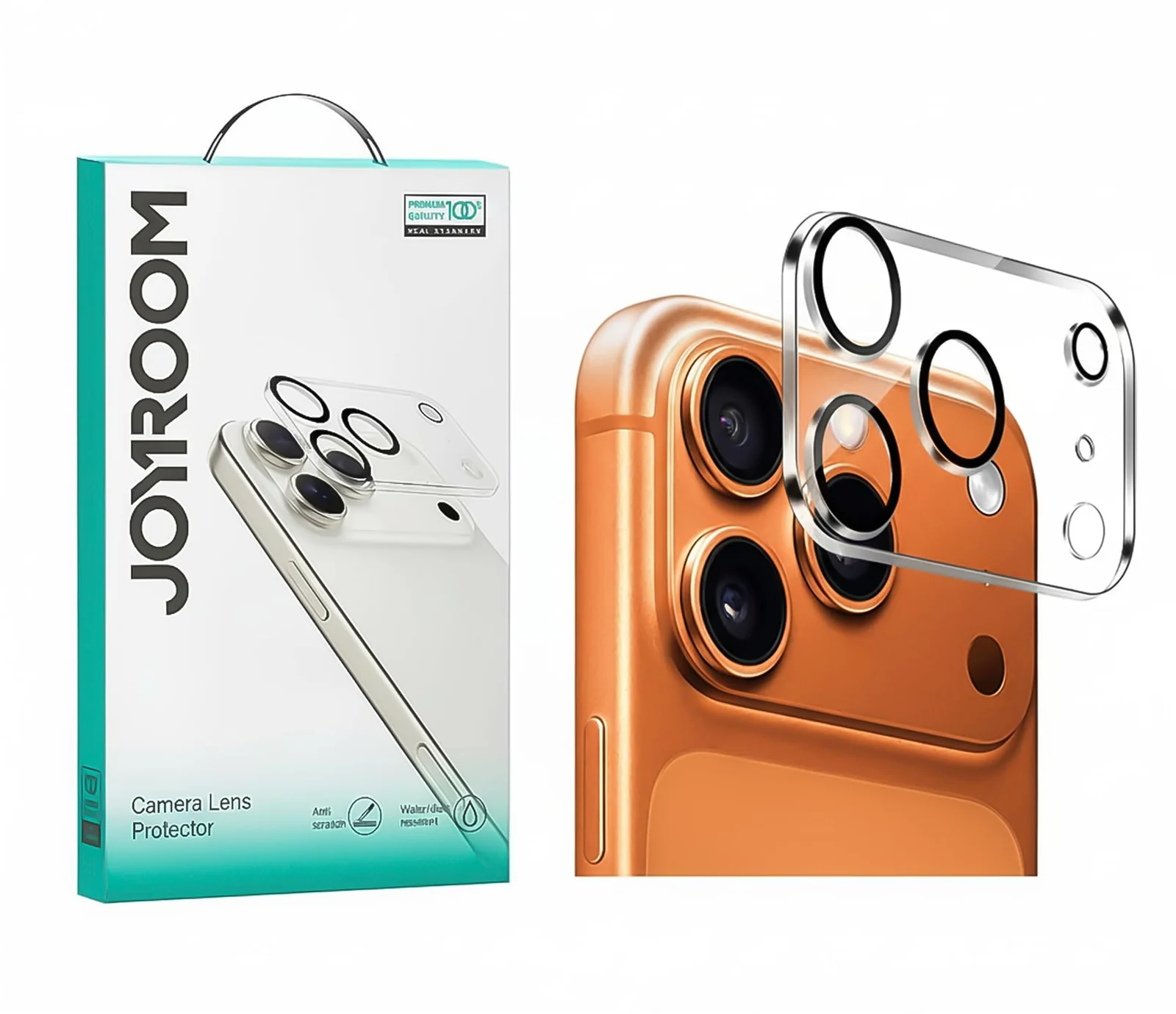 DL3 Mobilak Camera Lens Protector for iPhone 17 Pro Max 6.9-Inch, 9H Tempered Glass, Anti-Scratch, Case Friendly, Does Not Affect Night Shots, HD - Transparent