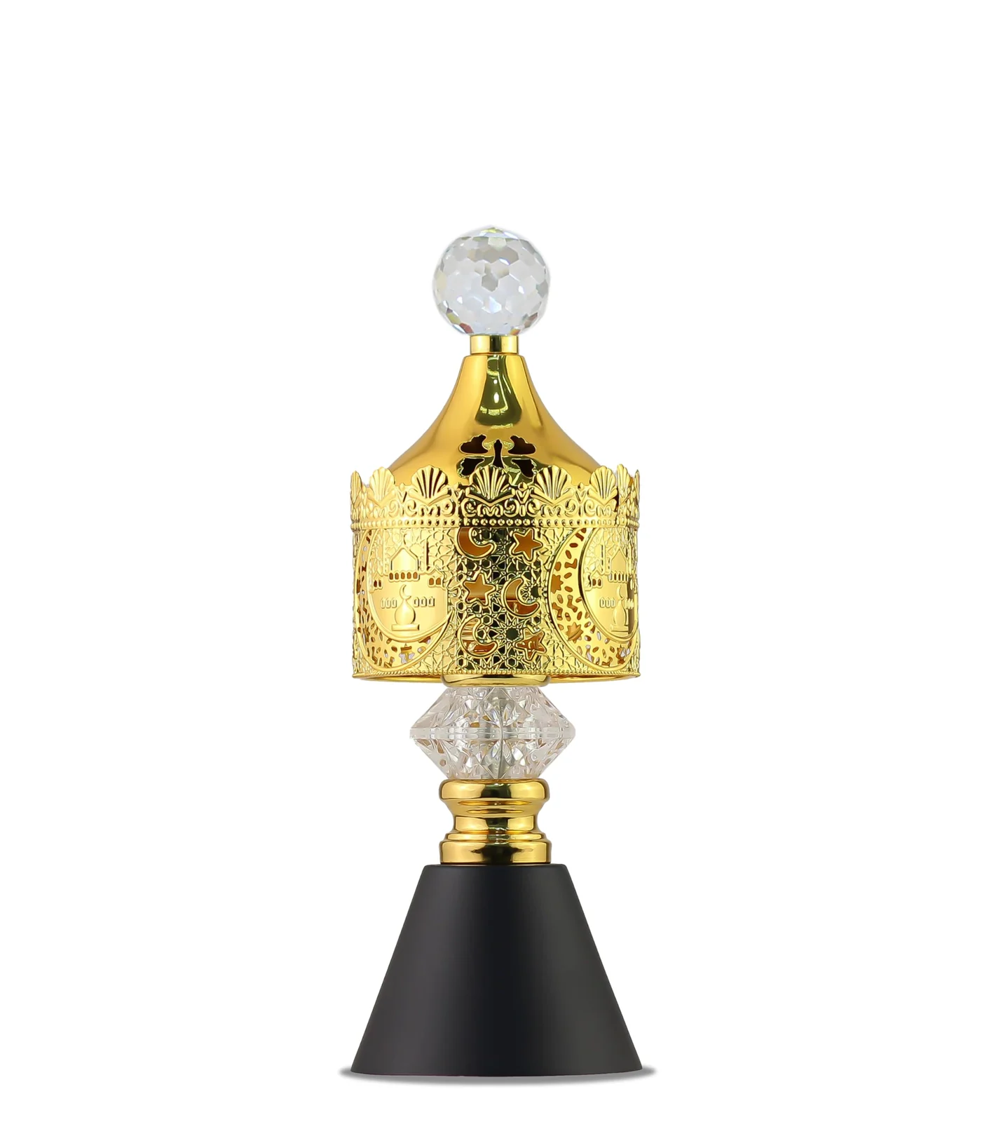 Mobigon Charcoal Incense Burner, Bakhoor Burner, Oud Frankincense Incense Burner, Vintage Arabic Burner, Suitable For Arabian Oud, Yoga, Spa and Aromatherapy, Office & Home Decor - style 19