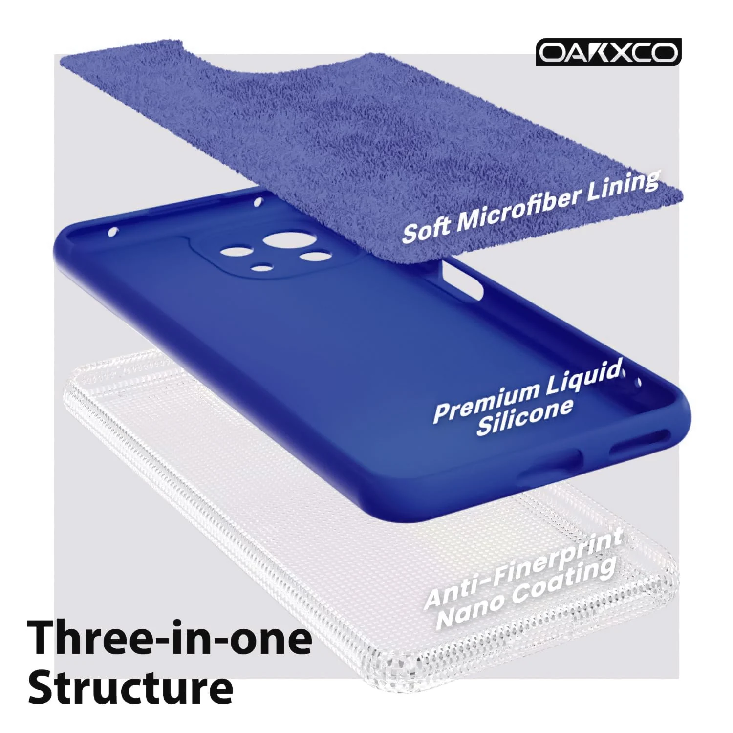 DL3 Mobilak Liquid Silicone Protective Case with Soft Microfiber Lining with Full Camera Protection for Xiaomi Mi 11 Lite 4G / 5G & Mi11 Lite 5G NE - Pepsi