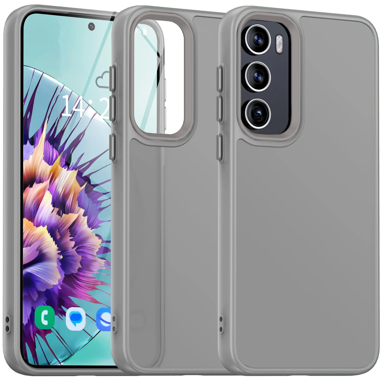 DL3 Mobilak Matte Protective Case for OPPO Reno 12 5G with Camera Protection and Shockproof Design