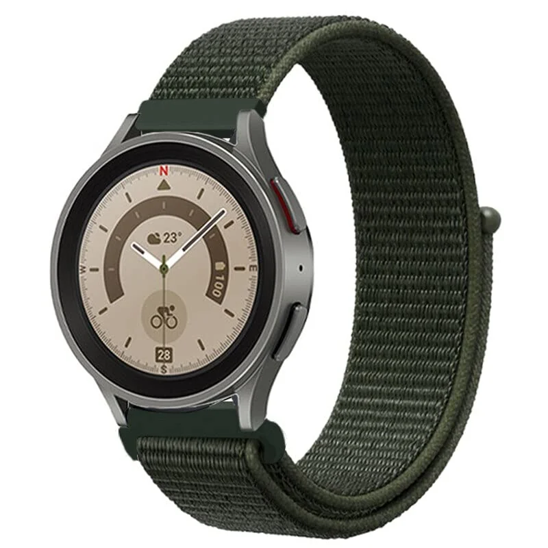 DL3 Mobilak Strap Nylon 22MM Band For Samsung galaxy watch 3 45mm /galaxy 46mm/Gear S3/Huawei watch GT3 46MM/GT2E/GT 46mm)/GT2 Pro/GT2 46MM/honor Magic Watch2 46mm/Amazfit GTR 4 /GTR3/3-4Pro - Green