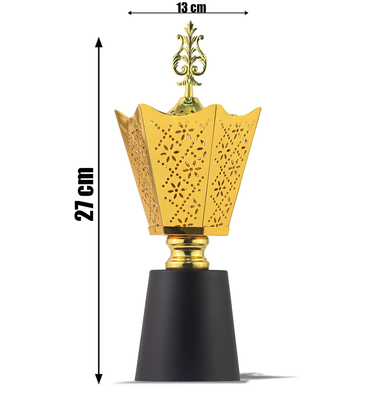 Mobigon Charcoal Incense Burner, Bakhoor Burner, Oud Frankincense Incense Burner, Vintage Arabic Burner, Suitable For Arabian Oud, Yoga, Spa and Aromatherapy, Office & Home Decor - Style 30
