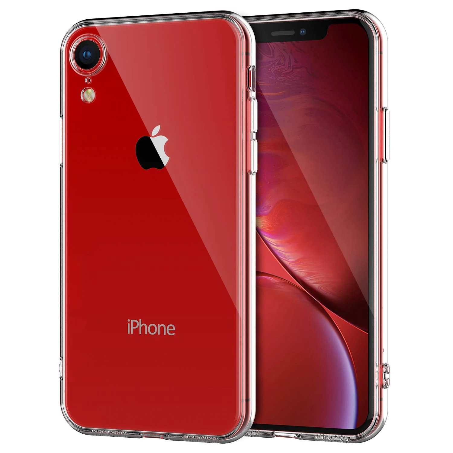 DL3 Mobilak Generic Case Compatible with iPhone XR Case Crystal Soft TPU Gel Case Flexible Silicone Anti-Scratch Camera Protection TPU Cover - Clear