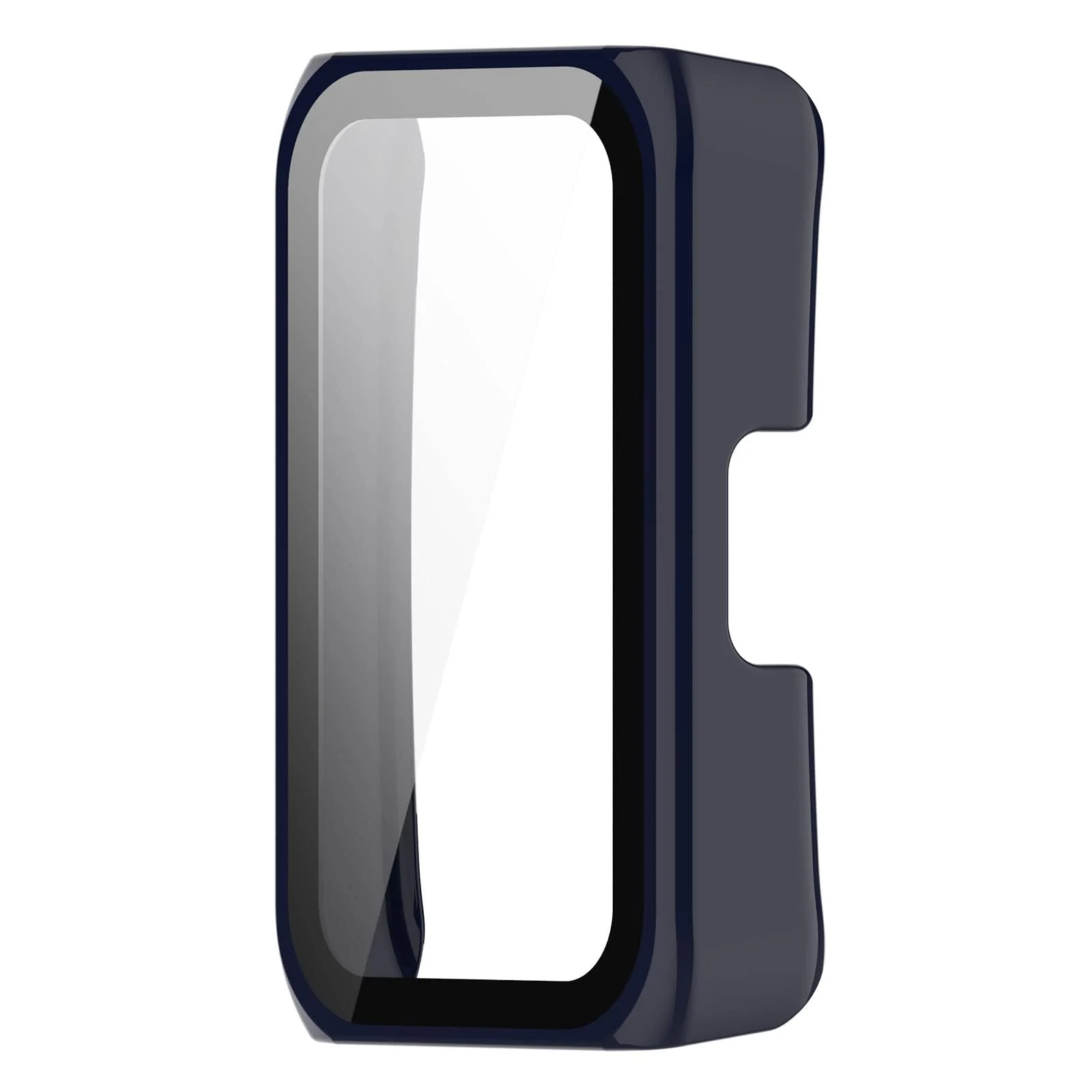 DL3 MOBILAK Full-Coverage Watch Case with Tempered Glass for Huawei Band 6 / Honor Band 6 / Band 7, Blue